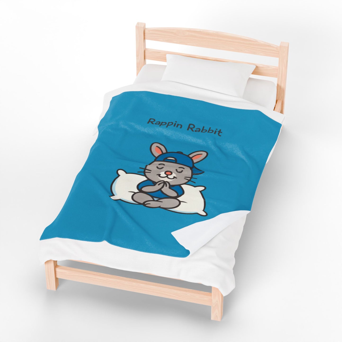 Rappin Rabbit Plush Blanket