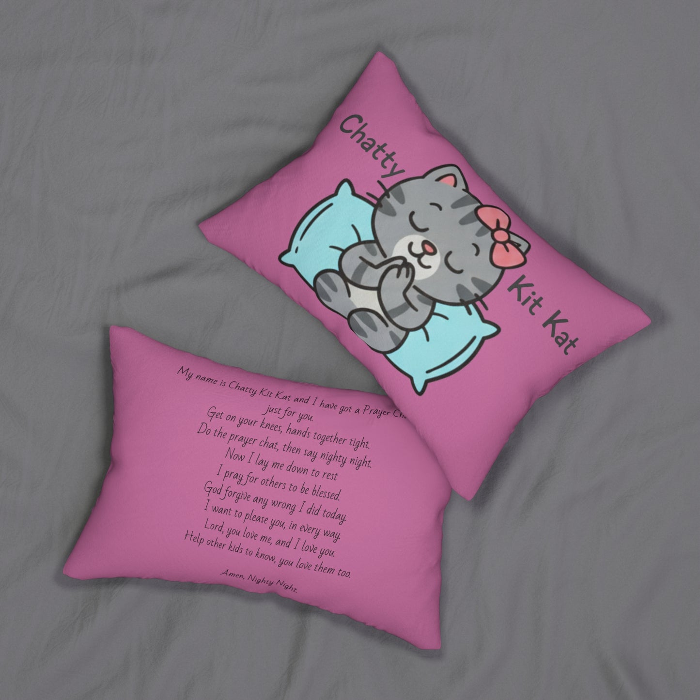 Chatty Kit Kat Pillow