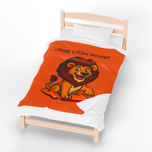 King Lion Roar Plush Blanket