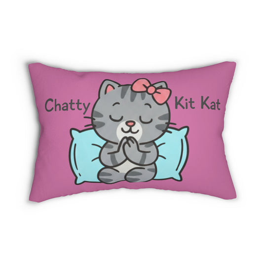 Chatty Kit Kat Pillow